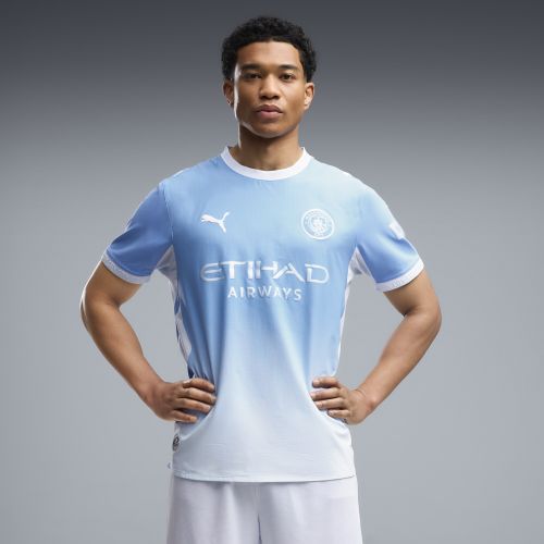 Maillot Authentic Home 26/27 Manchester City , Accessoires, Bleu, S - PUMA - Modalova
