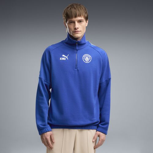 Sweat à col zippé KING Manchester City , Accessoires, Bleu, S - PUMA - Modalova