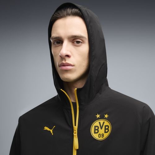 Veste tissé zippée TECH Borussia Dortmund , Vêtements, Noir, S - PUMA - Modalova