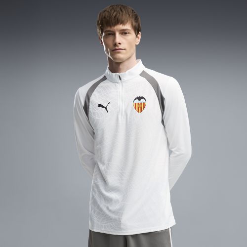 Haut d’entraînement à col zippé Valencia CF , Accessoires, Blanc, S - PUMA - Modalova
