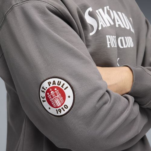 Pull à col rond rétro FC St. Pauli , Vêtements, Gris, XXS - PUMA - Modalova