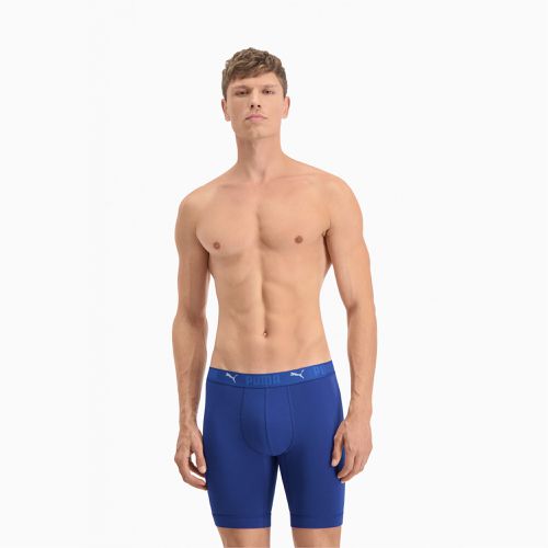 Boxer sport long en coton pour hommes PUMA (lot de 2) - Licence - Modalova