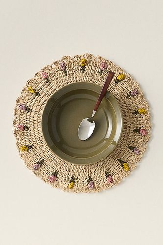 Napperon tulipe tissé à la main en chez - Anthropologie - Modalova