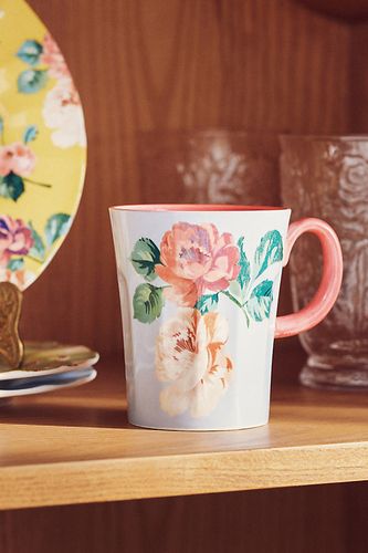 Mug en grès Chintzware en Blue chez Anthropologie - Maeve - Modalova