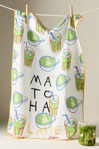 Torchon Matcha Latte en Green chez - Anthropologie - Modalova