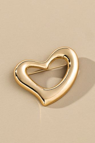 Broche silhouette caur par en Gold - By Anthropologie - Modalova