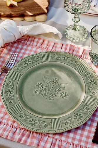 Assiettes de dîner portugaises Aster, ensemble de 4 en taille: S chez - Anthropologie - Modalova