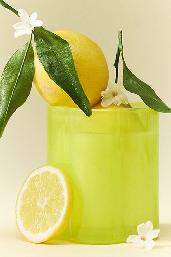 Bougie en verre Fleur de citron florale taille: S chez Anthropologie - Maeve - Modalova