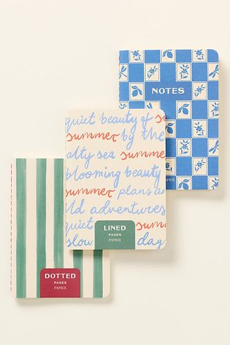 Carnets A6, ensemble de 3 chez Anthropologie - Papier - Modalova