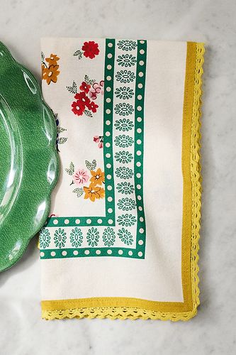 Serviettes de table Meili, ensemble de 2 en Green taille: S chez - Anthropologie - Modalova