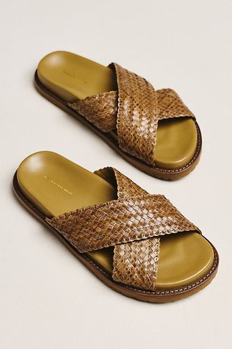 Sandales croisées en raphia en taille: 40 - By Anthropologie - Modalova