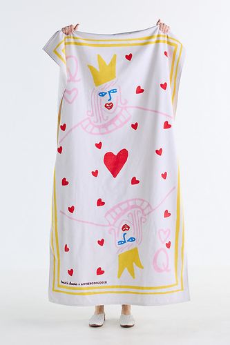 Cotton Printed Beach Towel en White chez Anthropologie - Amuse La Bouche - Modalova
