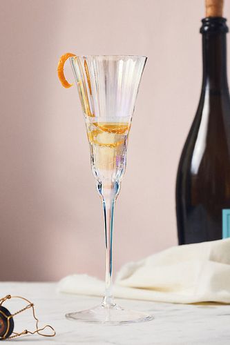 Verres à flûte lustrés Kailani, ensemble de 4 en Clear taille: S chez - Anthropologie - Modalova