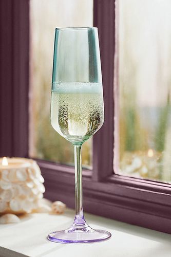 Verres à flûte Alba, ensemble de 4 en Blue taille: S chez - Anthropologie - Modalova