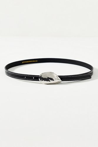 Ceinture fine à quincaillerie coquille par en Black taille: S - By Anthropologie - Modalova