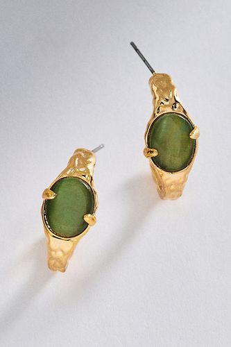 Mini boucles d'oreilles créoles en pierre par en - By Anthropologie - Modalova