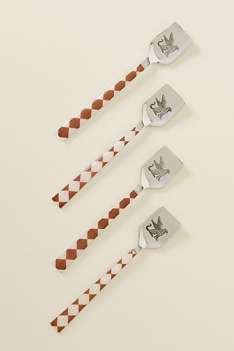 Cuillères en acier inoxydable Cuadro, ensemble de 4 taille: S chez - Anthropologie - Modalova