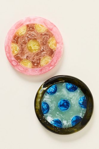 Sous-verres en résine à pois, ensemble de 2 en taille: S chez - Anthropologie - Modalova