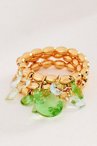 Bagues extensibles en cristal, ensemble de 3 par en - By Anthropologie - Modalova