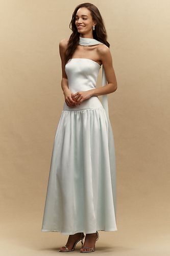 Robe longue en satin sans bretelles à taille basse en taille: S chez Anthropologie - Mare Mare - Modalova