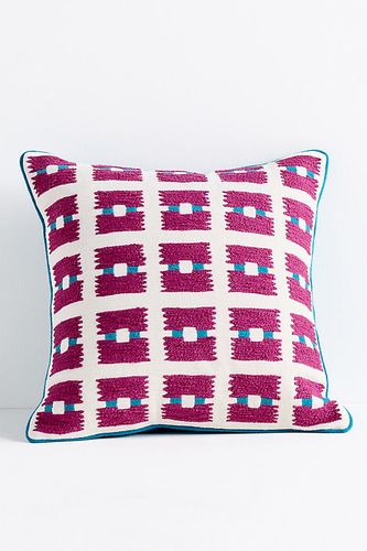 Coussin géométrique tissé en coton Kendall taille: 18" sq chez - Anthropologie - Modalova