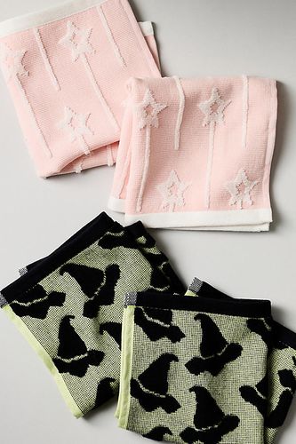 Lavettes Icon Jacquard Spooky, ensemble de 4 en taille: S chez - Anthropologie - Modalova