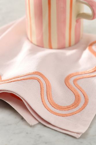 Serviettes brodées Madeline, ensemble de 2 en taille: S chez - Anthropologie - Modalova