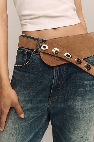 Ceinture asymétrique en daim taille basse taille: S - By Anthropologie - Modalova