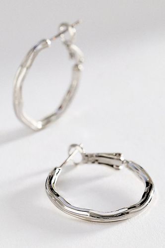 Boucles d'oreilles créoles côtelées en chez - Anthropologie - Modalova