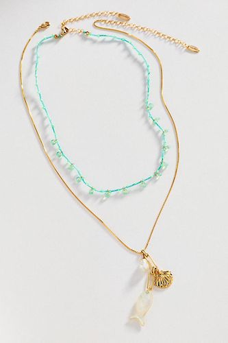Colliers superposés à fils, ensemble de 2 par en - By Anthropologie - Modalova