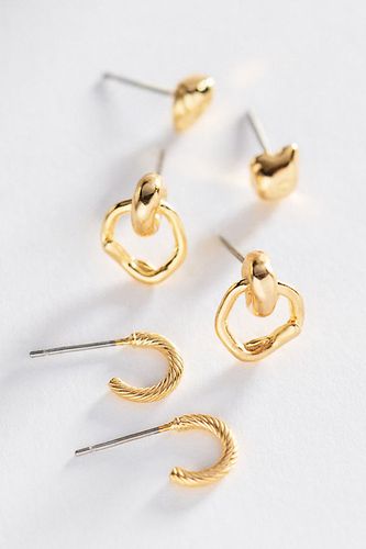 Boucles d'oreilles Summer Shell en cristal, ensemble de 3 par en - By Anthropologie - Modalova