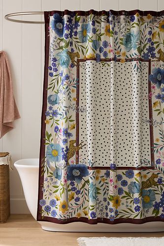 Rideau de douche imprimé en coton Maeve Scarf en taille: 72" x 72" chez - Anthropologie - Modalova