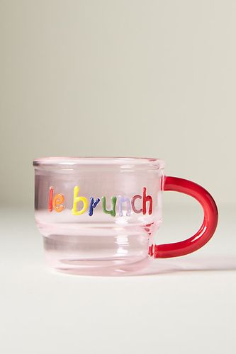 Tasse à expresso en verre Love Notes en chez - Anthropologie - Modalova