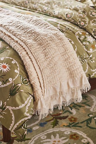 Couverture Tissée en Gaze à Franges en taille: S chez - Anthropologie - Modalova