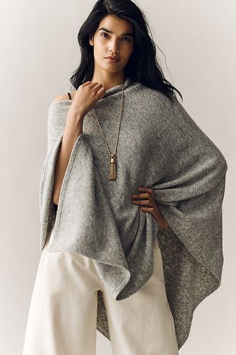 Poncho en tricot léger chez Anthropologie - Flat White - Modalova