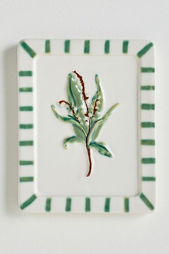 Flower Clay Gallery Wall Charm en White chez - Anthropologie - Modalova