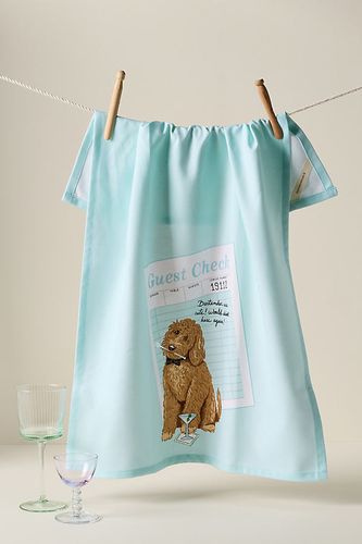 Mignon torchon de thé chien barman en chez - Anthropologie - Modalova
