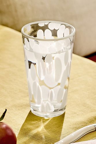 Verre Highball Dapple Dot soufflé à la main en White chez - Anthropologie - Modalova