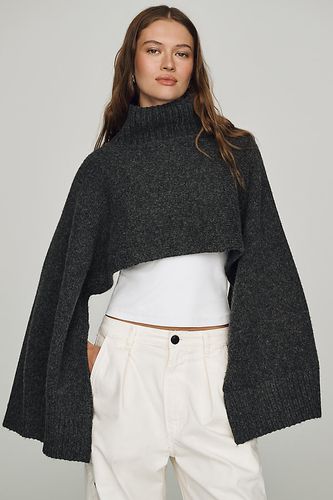 Poncho court à col cheminée en - By Anthropologie - Modalova