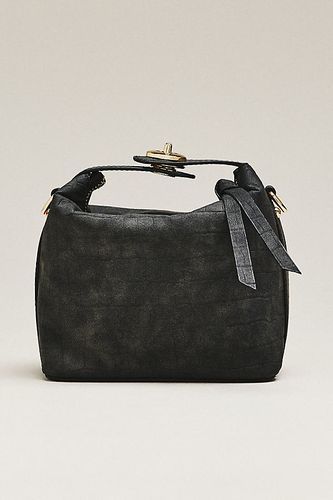 Sac structuré en simili-cuir effet croco en chez Anthropologie - Maeve - Modalova