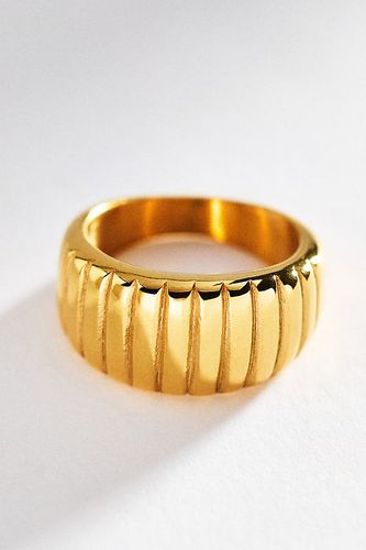 Bague côtelée épaisse résistante à l'eau par en Gold taille: S/M - By Anthropologie - Modalova