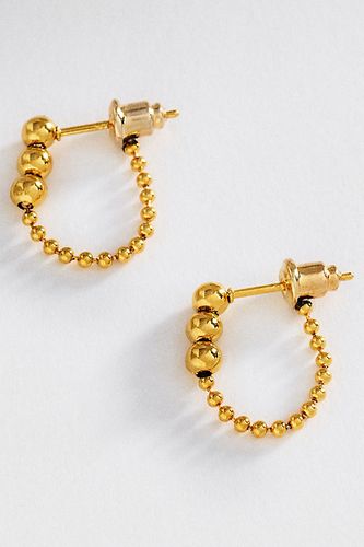 Boucles d'oreilles créoles à boules résistantes à l'eau par en - By Anthropologie - Modalova