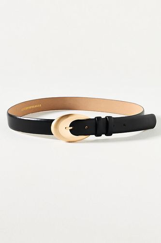 Ceinture en cuir à boucle arrondie par en taille: S - By Anthropologie - Modalova