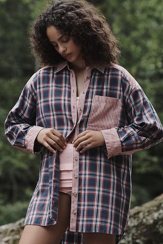 Chemise Boyfriend en flanelle en taille: XS - By Anthropologie - Modalova