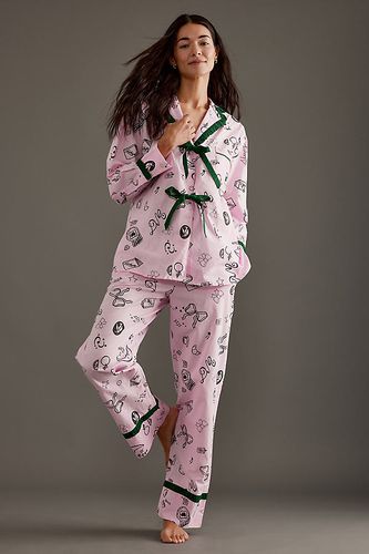 Ensemble de Pyjama Main-Illustré en taille: Uk 8 chez Anthropologie - Damson Madder - Modalova