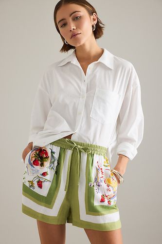 Short à cordon de serrage en mélange de lin Riviera Coast en , taille: M chez Anthropologie - Seafolly - Modalova