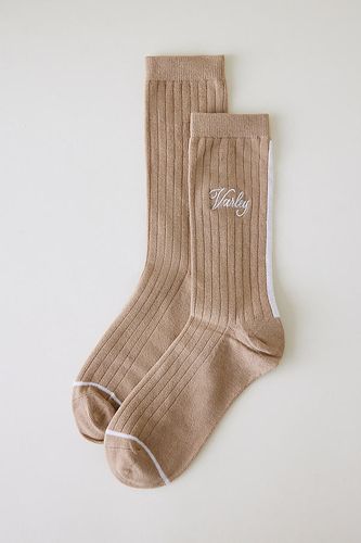 Ivan Light Rib Socks en Beige chez Anthropologie - Varley - Modalova