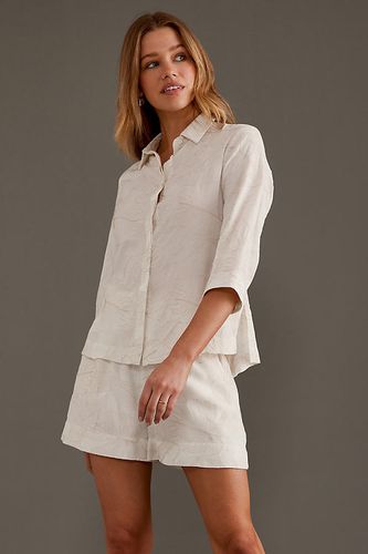 Chemise Brodée Manches 3/4 Lamira en White taille: Uk 6 chez Anthropologie - Object - Modalova