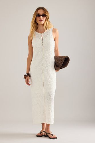 Robe mi-longue Milika sans manches à boutons sur le devant en taille: XS chez Anthropologie - Object - Modalova