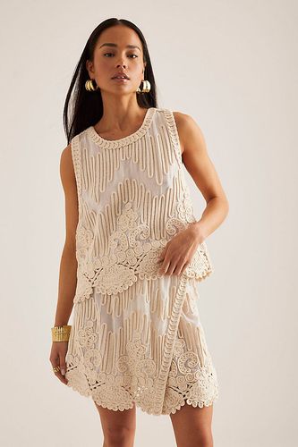 Haut en maille sans manches Prima en Beige taille: XS chez Anthropologie - Object - Modalova